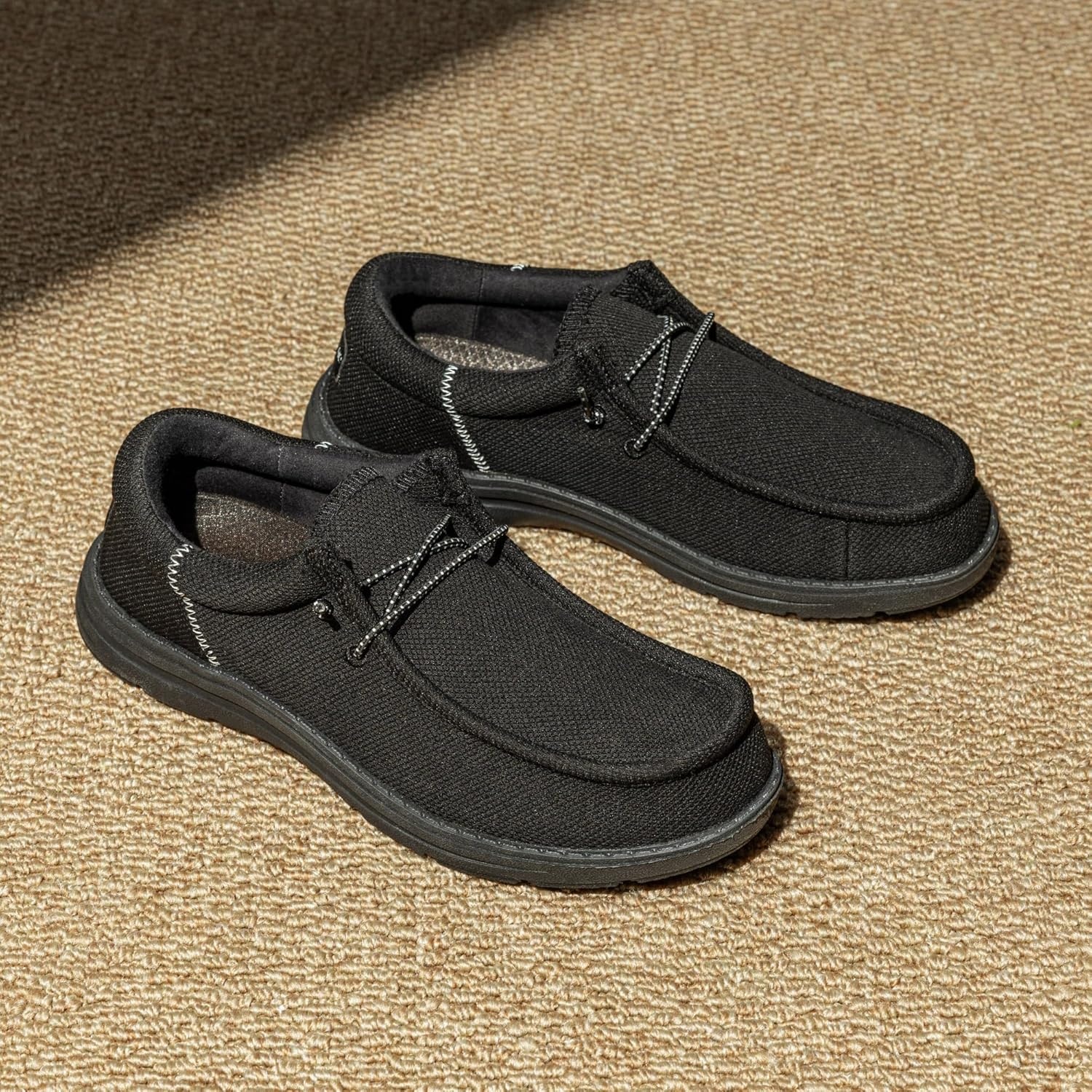 image:imageBruno Marc Mens Arch Support Casual Slipon Shoes Loafers for Men Non Slip Comfortable Boat ShoesBlack
