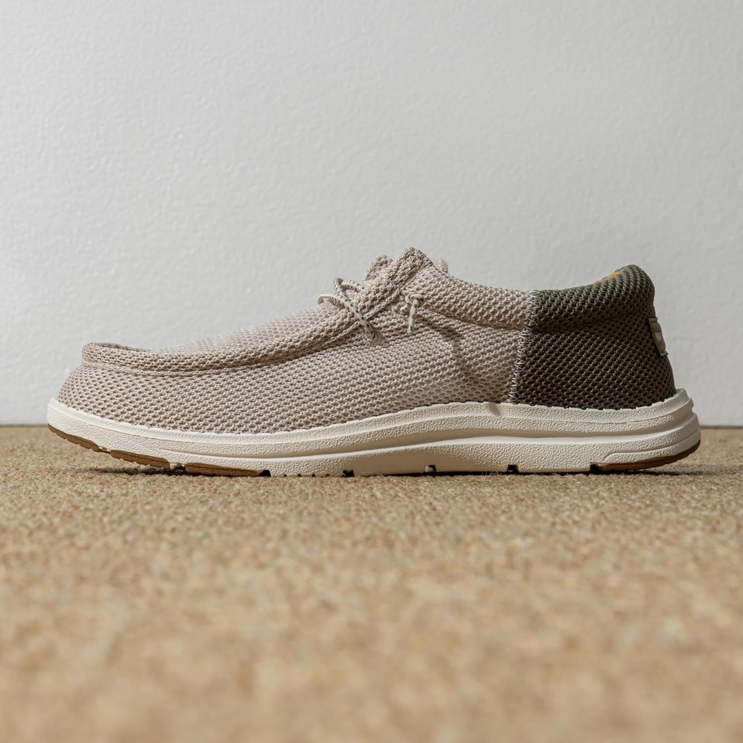 image:imageBruno Marc Mens Arch Support Casual Slipon Shoes Loafers for Men Non Slip Comfortable Boat ShoesSandGreen