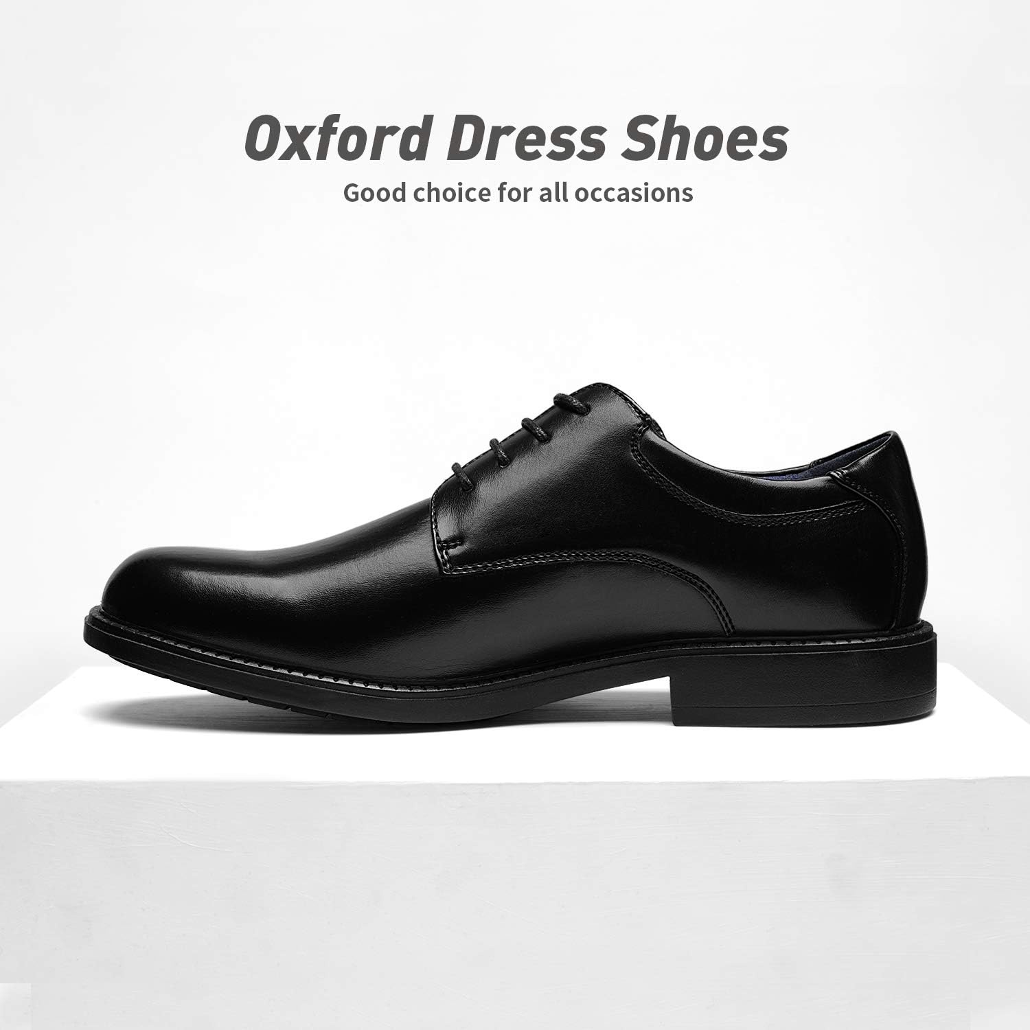 image:imageBruno Marc Mens Business Shoes Derby LaceUp Shoes Suit Shoes Leather with Oxford LiningBlack