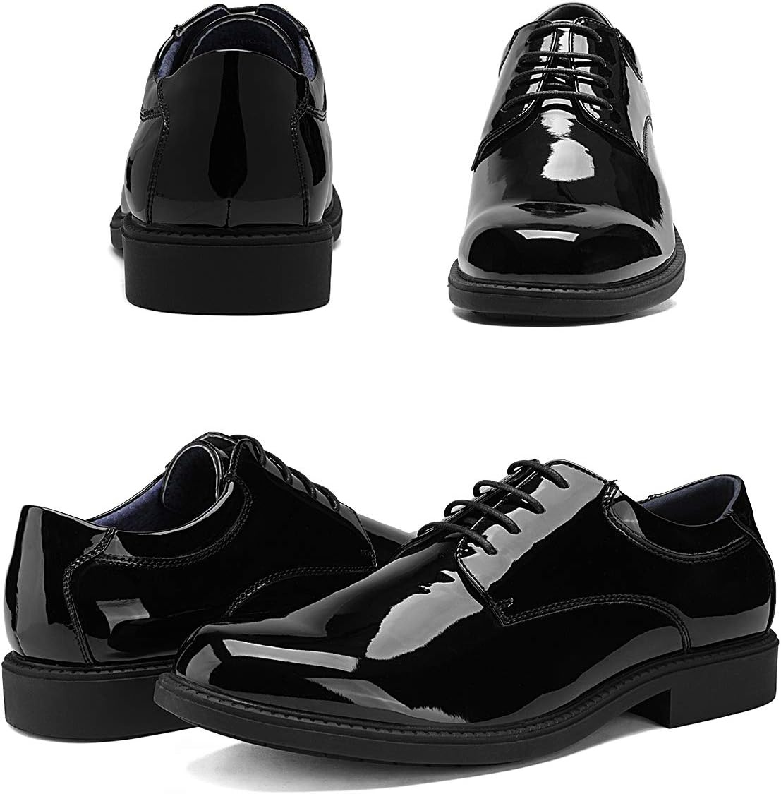 image:imageBruno Marc Mens Business Shoes Derby LaceUp Shoes Suit Shoes Leather with Oxford LiningBlackPat