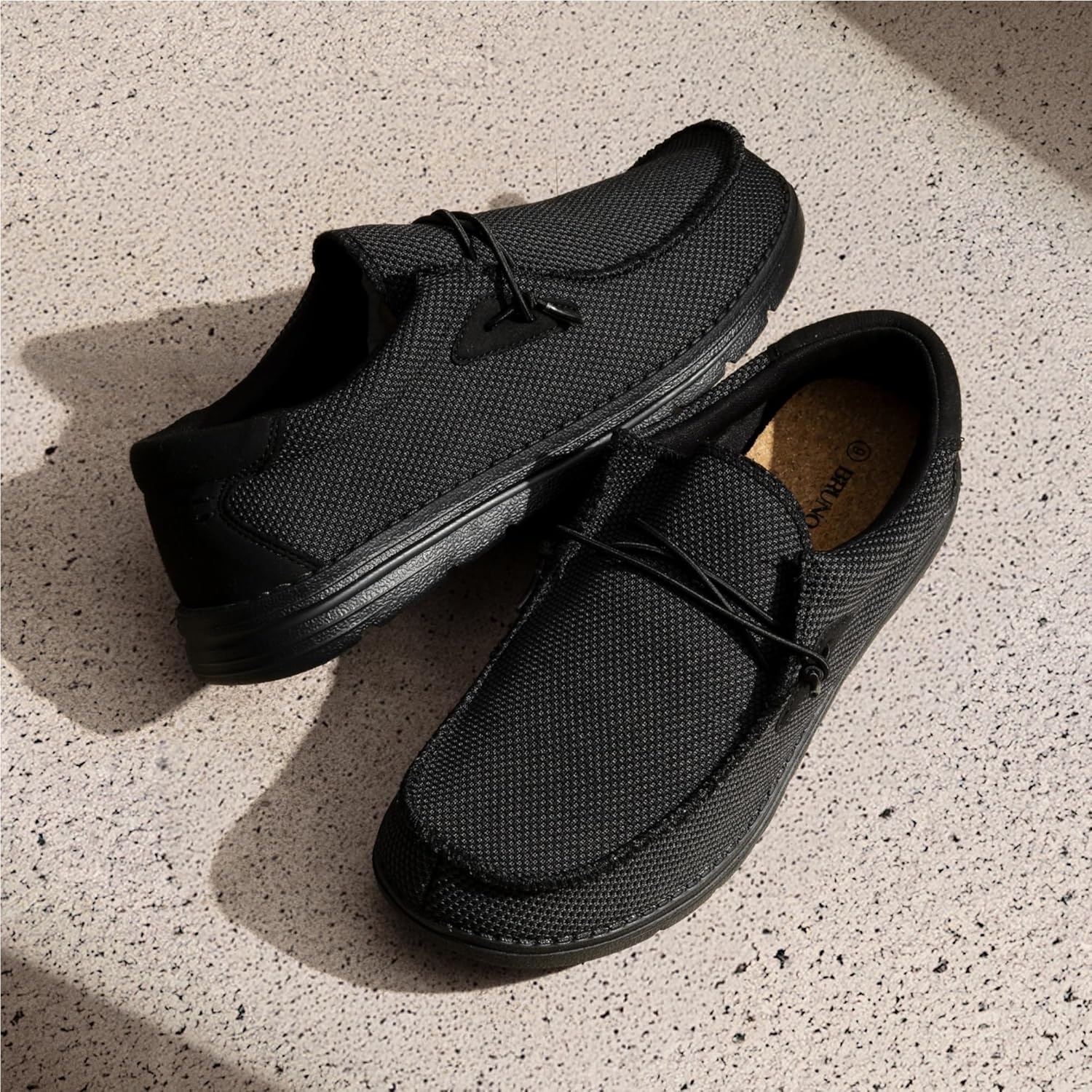 image:imageBruno Marc Mens Casual Slipon Loafers Stretch ShoesBlack