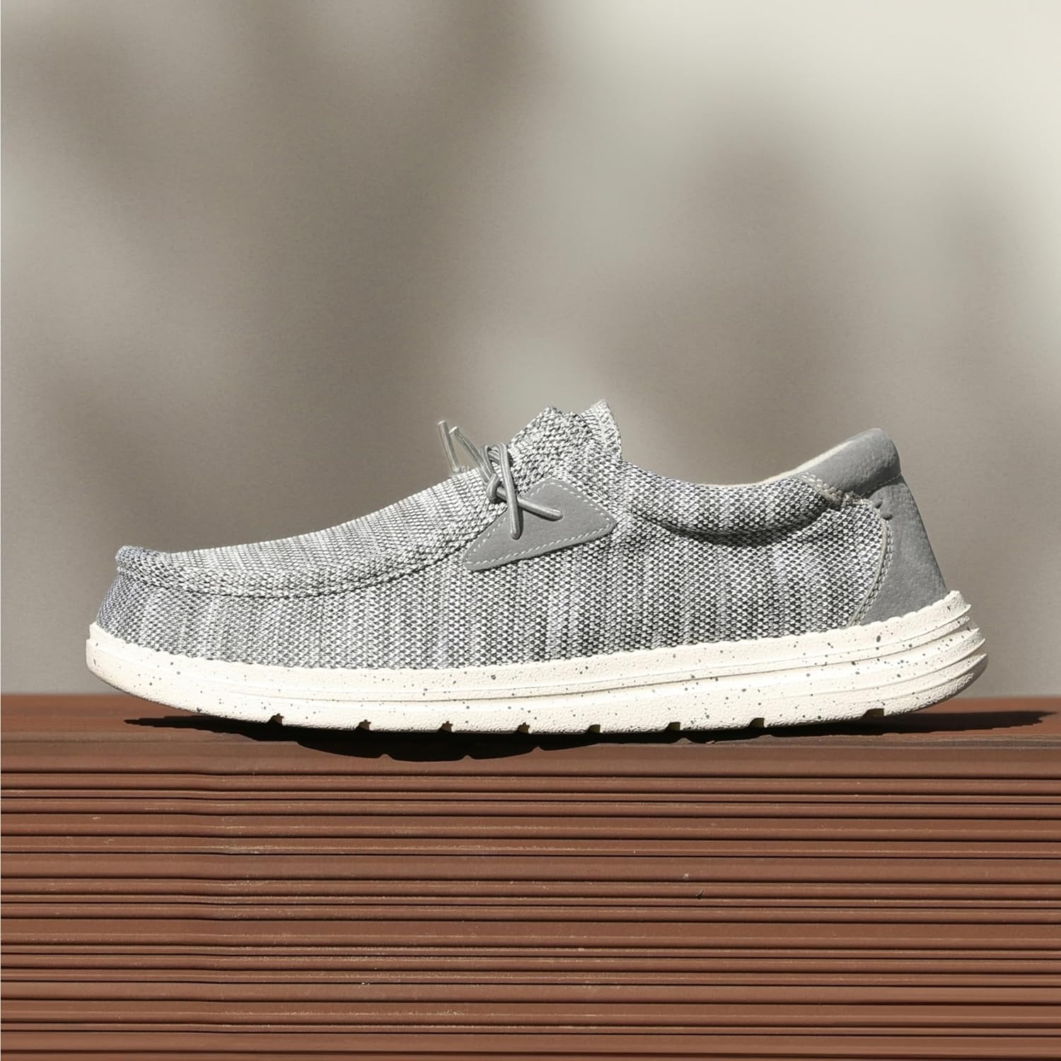 image:imageBruno Marc Mens Casual Slipon Loafers Stretch ShoesGrey