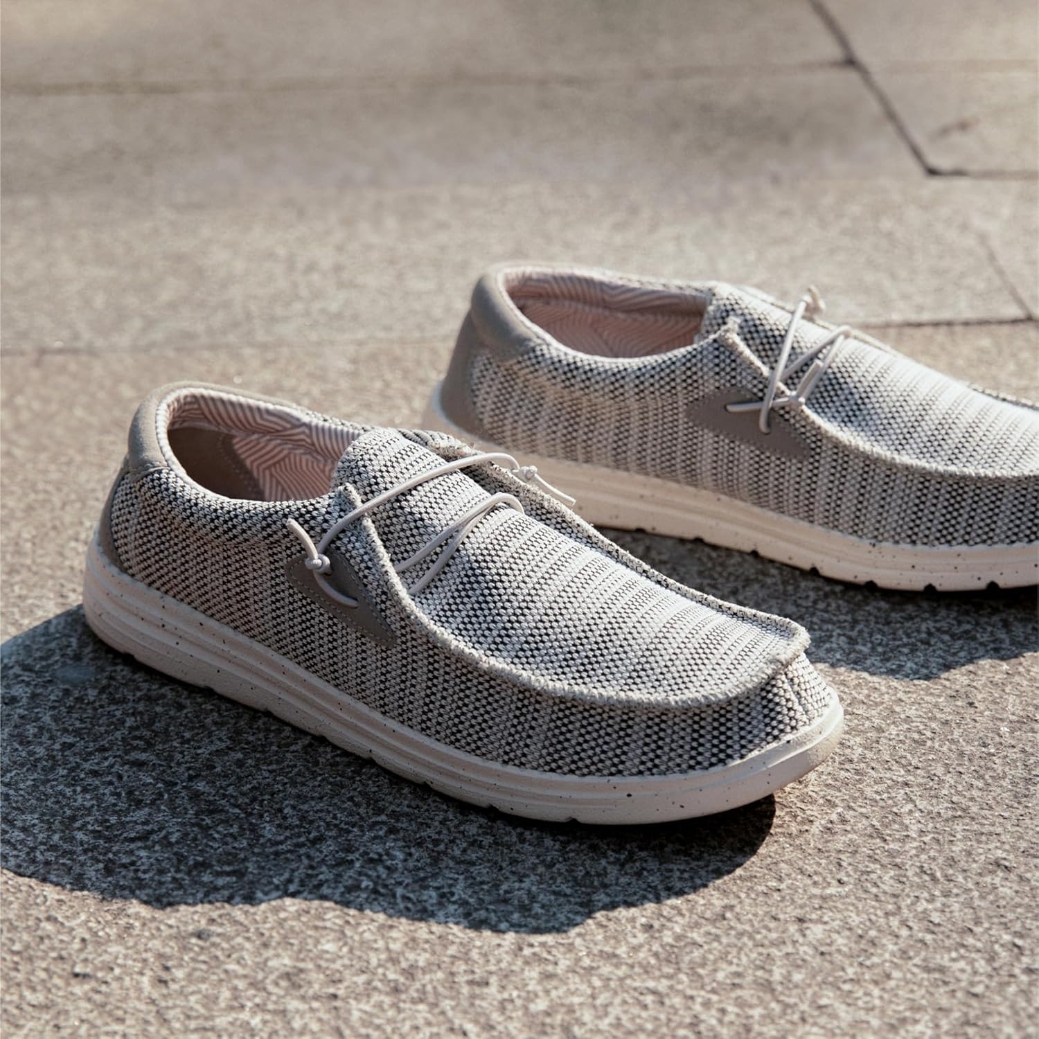 image:imageBruno Marc Mens Casual Slipon Loafers Stretch ShoesGrey