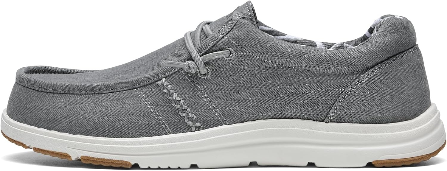 image:imageBruno Marc Mens Casual Slipon Loafers Stretch ShoesGreyarchsupport