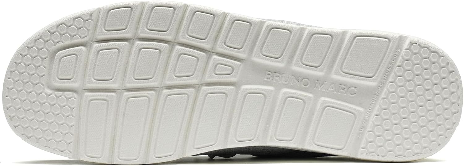 image:imageBruno Marc Mens Casual Slipon Loafers Stretch ShoesSplice Grey