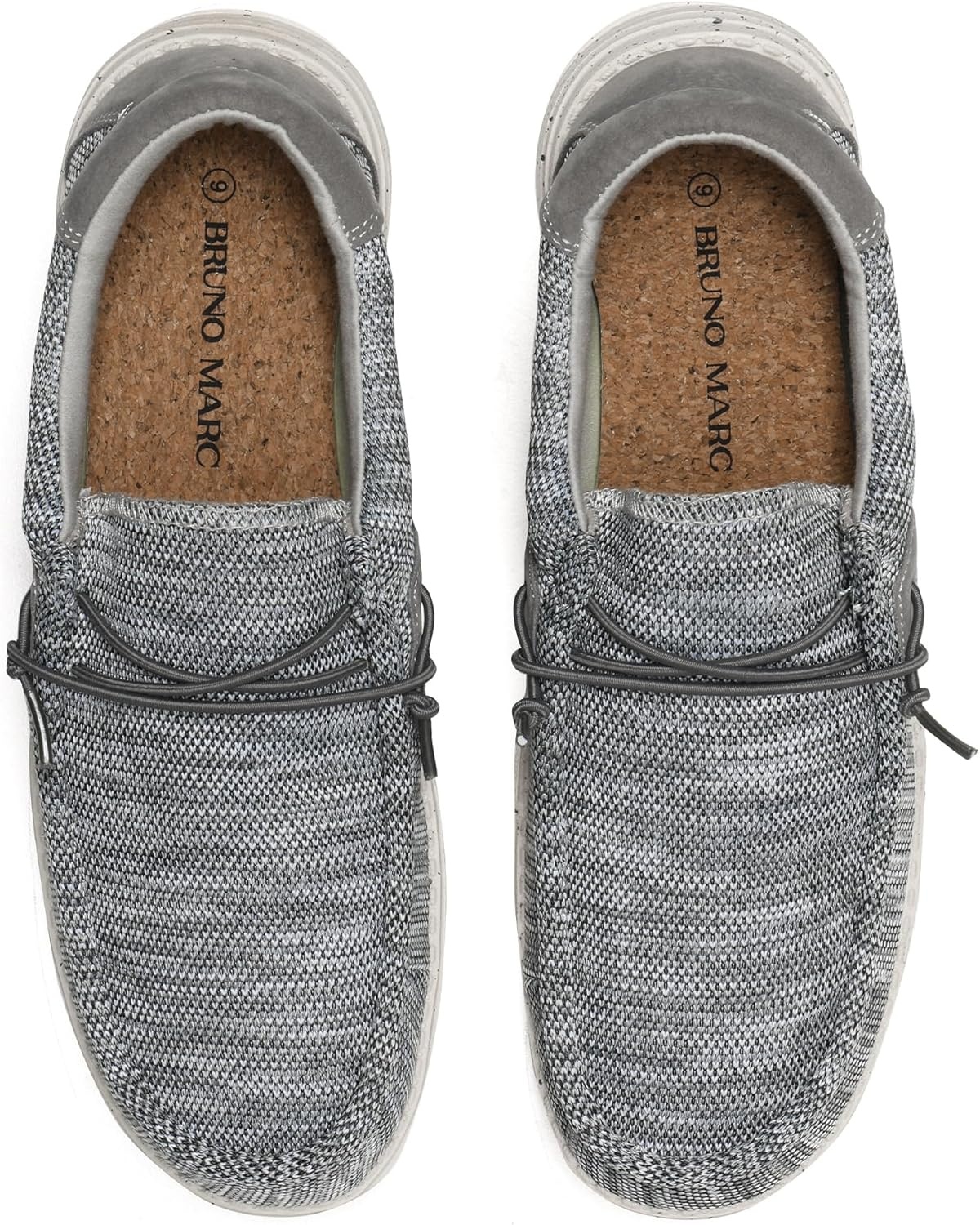 image:imageBruno Marc Mens Casual Slipon Loafers Stretch ShoesSplice Grey