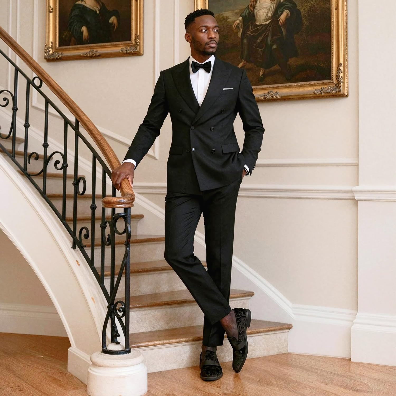 image:imageBruno Marc Mens Dress Tuxedo Shoe Slipon Classic Patent Leather LoafersBlack