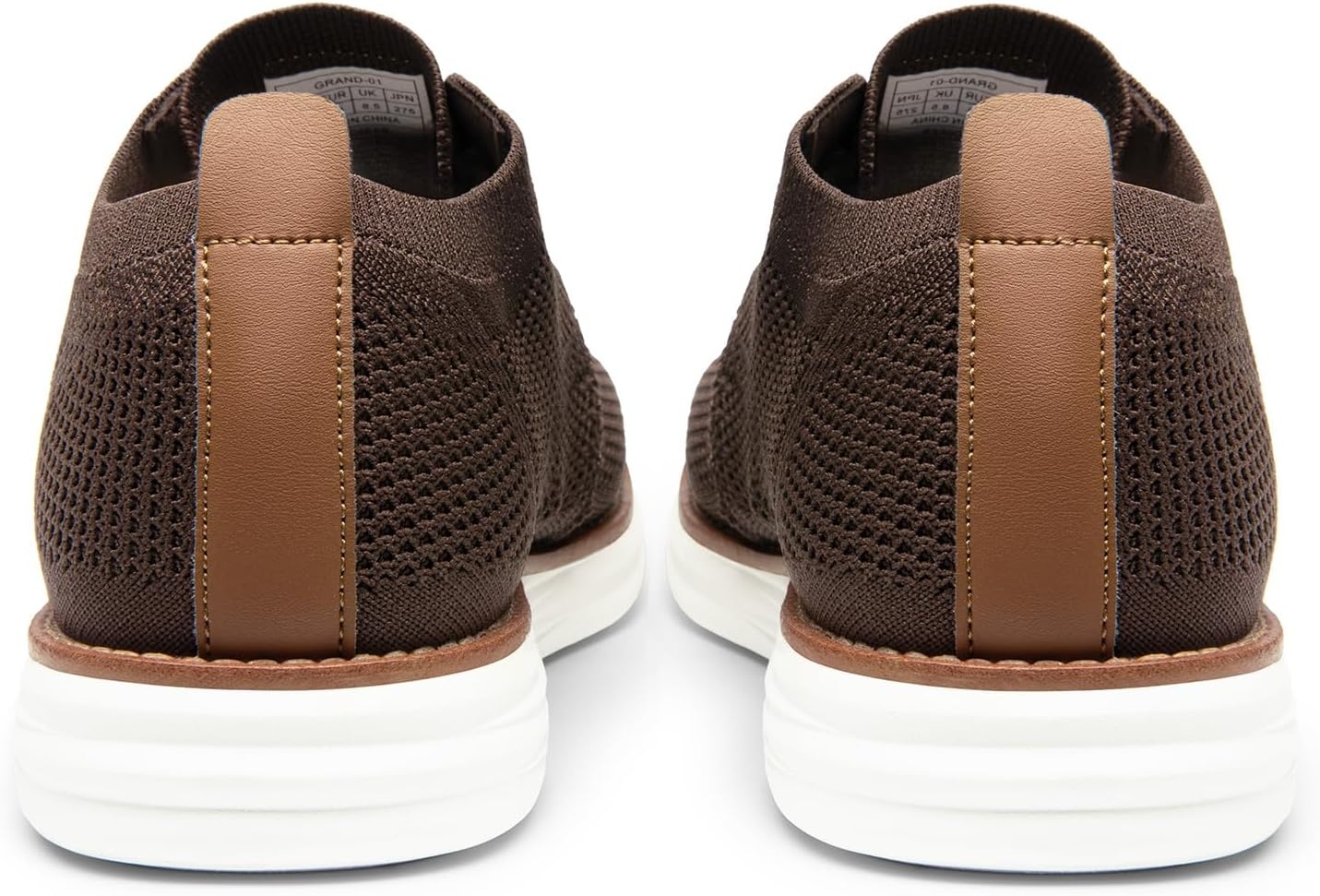 image:imageBruno Marc Mens KnitFlex Breeze Mesh Sneakers Oxfords LaceUp Lightweight Casual Walking ShoesBrown