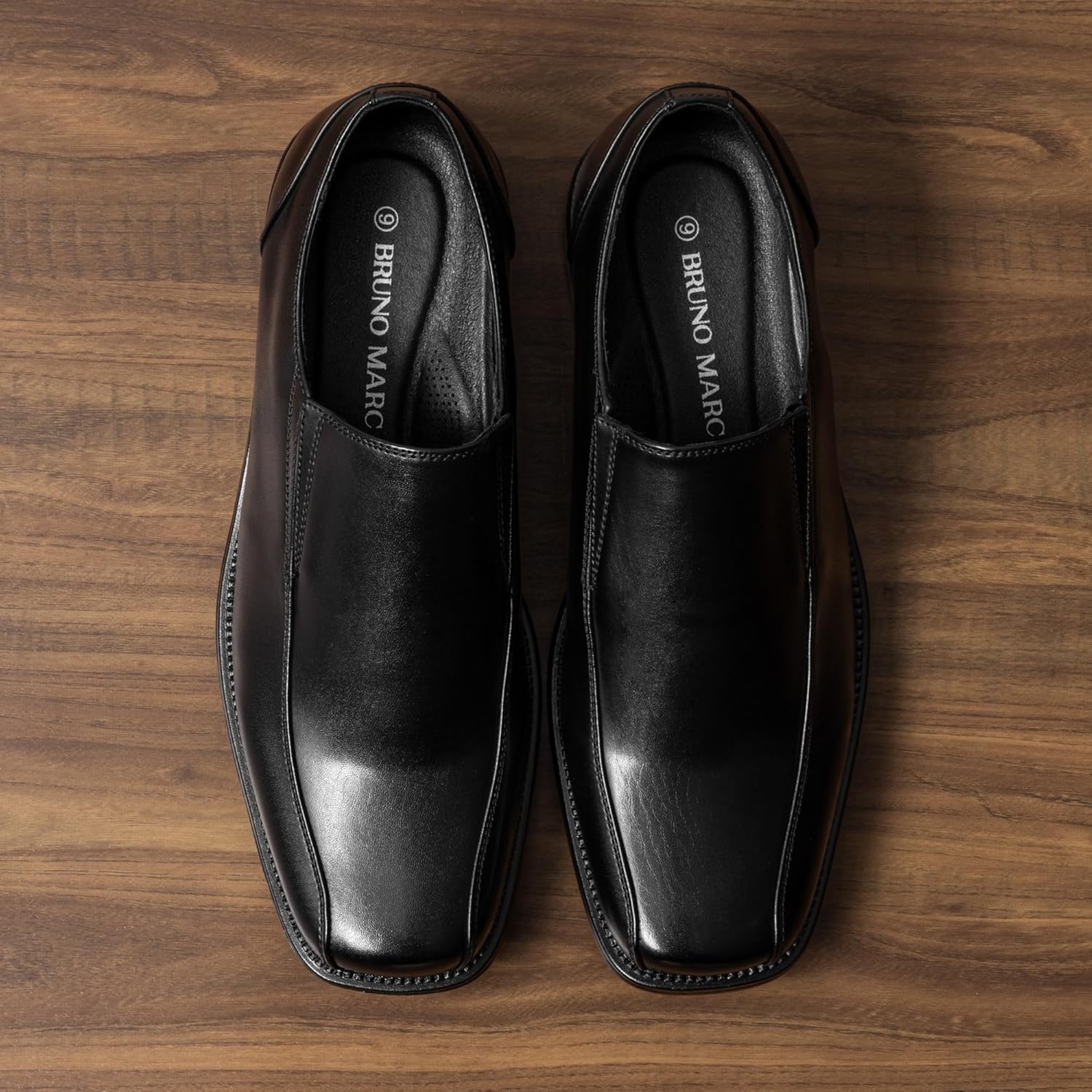 image:imageBruno Marc Mens Slip on Dress Loafers Formal ShoesBlack