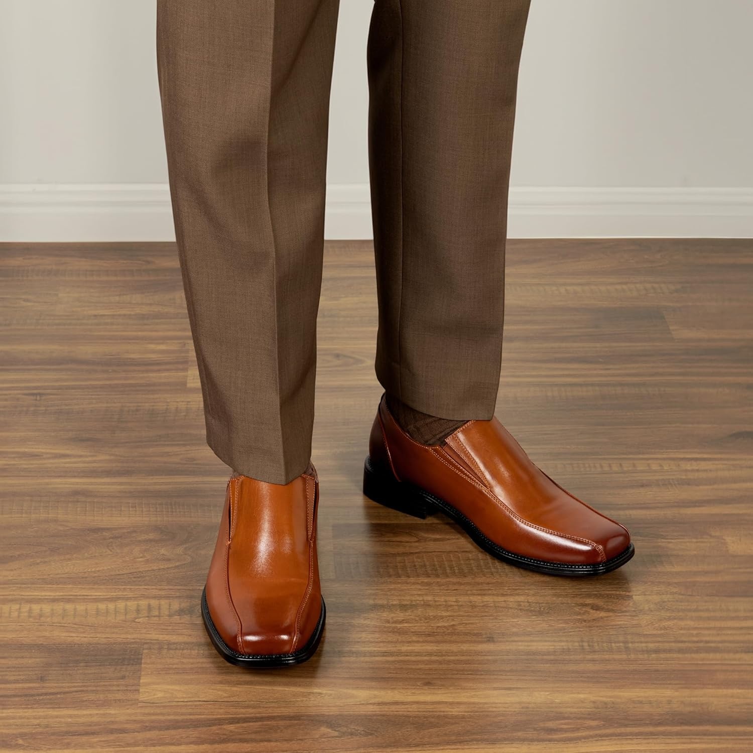 image:imageBruno Marc Mens Slip on Dress Loafers Formal ShoesBrown