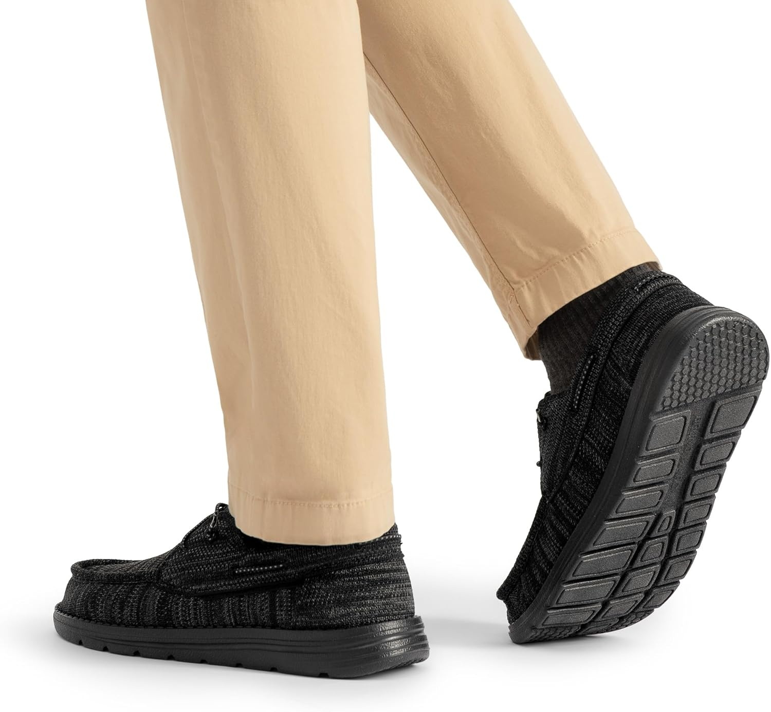 image:imageBruno Marc Mens Slipon Loafers Casual Boat ShoesCarbon Black