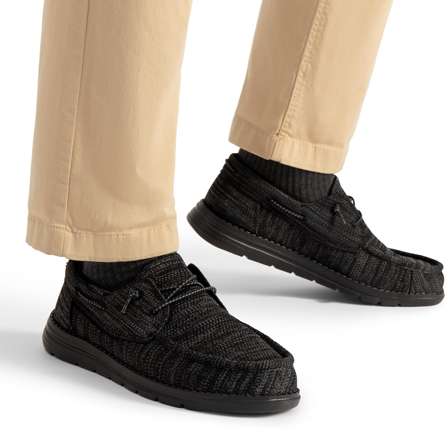 image:imageBruno Marc Mens Slipon Loafers Casual Boat ShoesCarbon Black