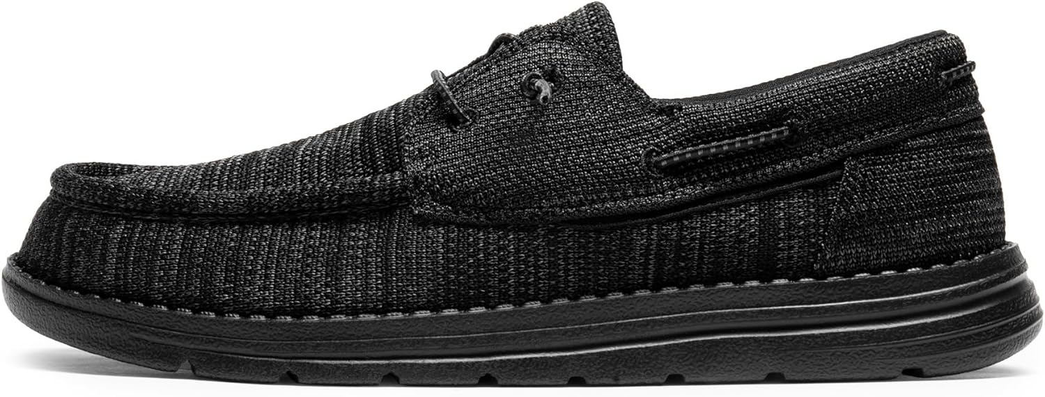 image:imageBruno Marc Mens Slipon Loafers Casual Boat ShoesCarbon Black