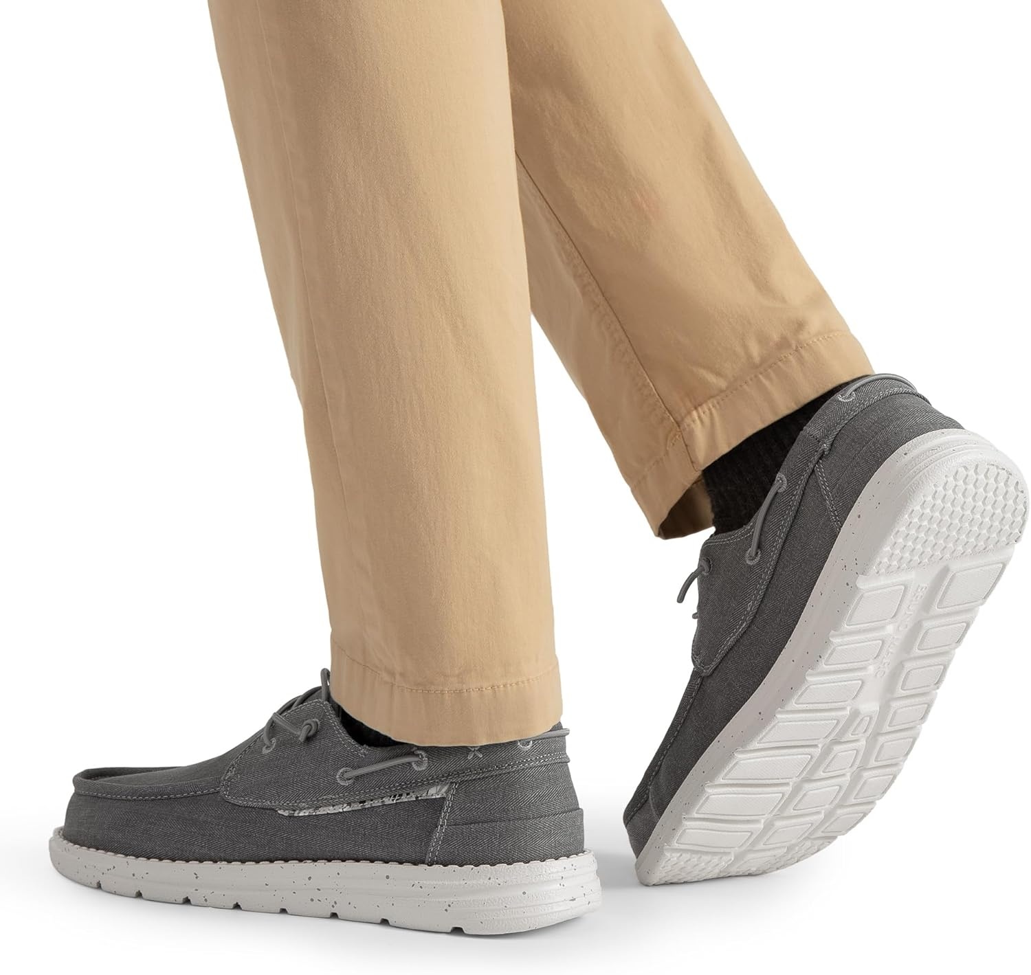 image:imageBruno Marc Mens Slipon Loafers Casual Boat ShoesDark Grey