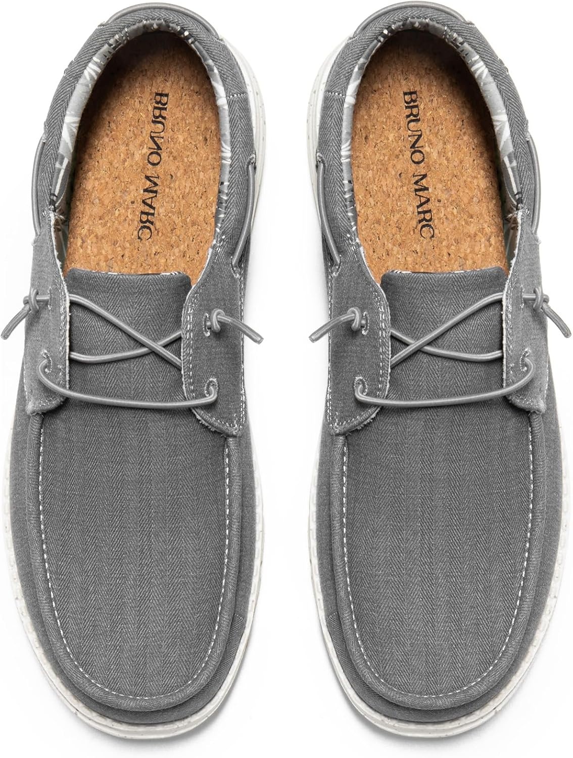 image:imageBruno Marc Mens Slipon Loafers Casual Boat ShoesDark Grey