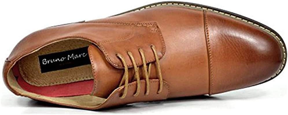 image:imageBruno Marc Moda Italy Prince Mens Classic Modern Oxford Lace Dress ShoesBrown