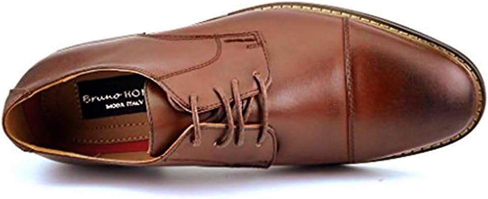 image:imageBruno Marc Moda Italy Prince Mens Classic Modern Oxford Lace Dress ShoesDark Brown