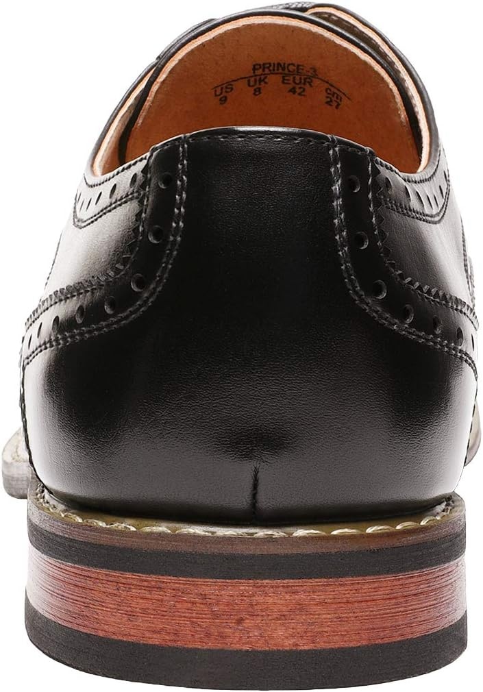 image:imageBruno Marc Moda Italy Prince Mens Classic Modern Oxford Lace Dress ShoesWingtip Black