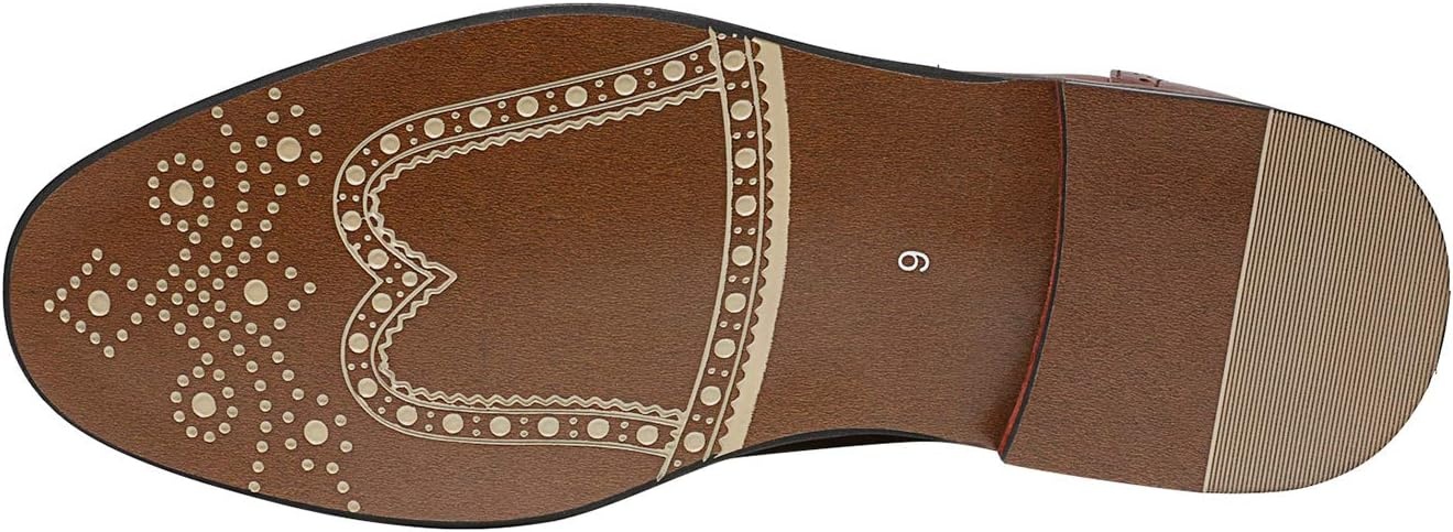 image:imageBruno Marc Moda Italy Prince Mens Classic Modern Oxford Lace Dress ShoesWingtip Brown