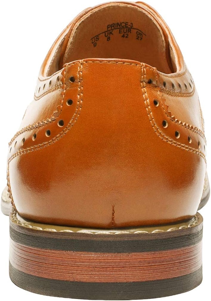 image:imageBruno Marc Moda Italy Prince Mens Classic Modern Oxford Lace Dress ShoesWingtip Brown