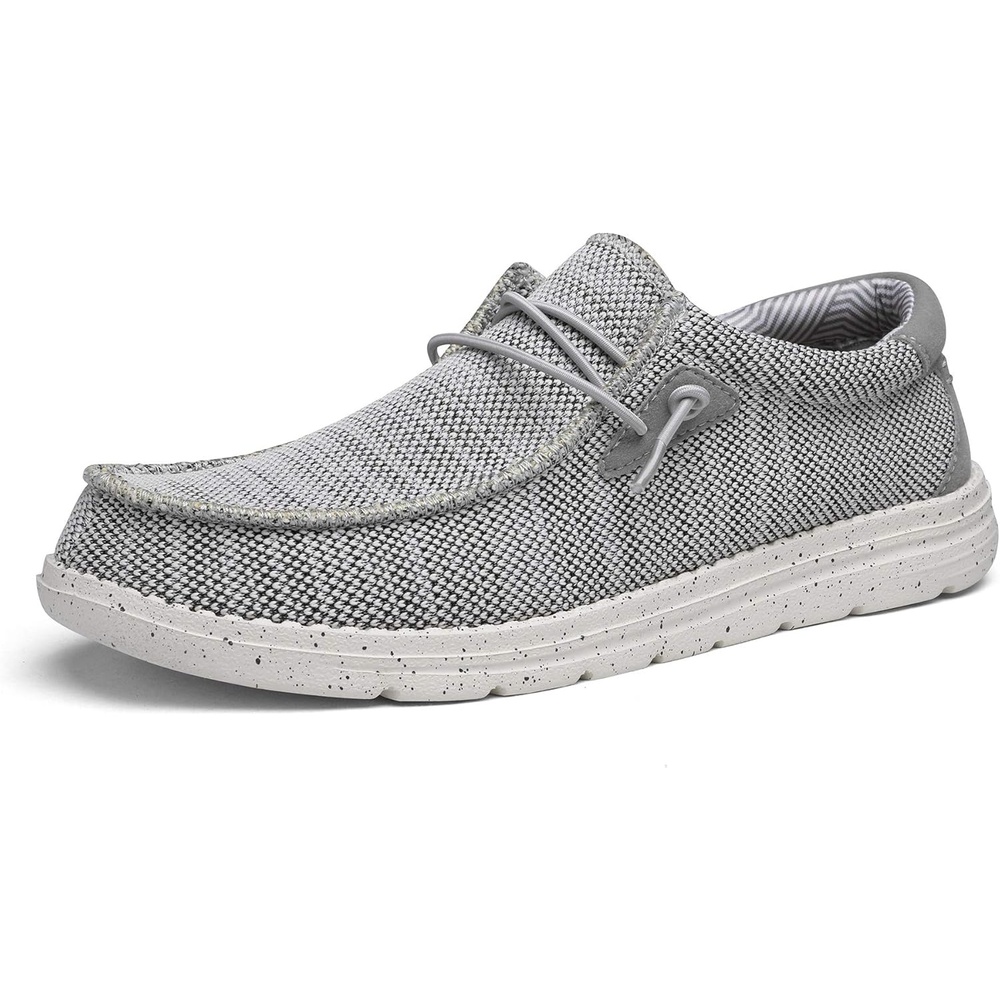 image:imageBruno Marc Mens Casual Slipon Loafers Stretch ShoesGrey