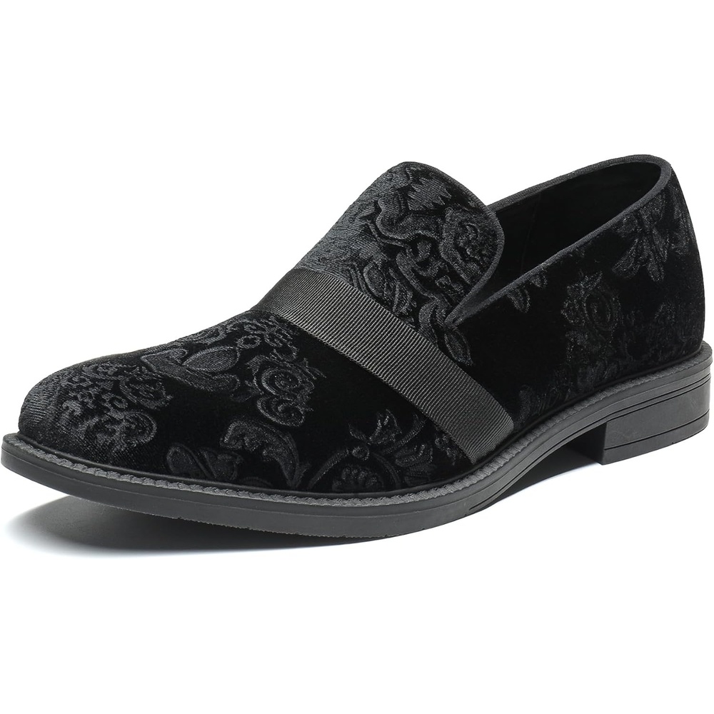 image:imageBruno Marc Mens Dress Tuxedo Shoe Slipon Classic Patent Leather LoafersBlack