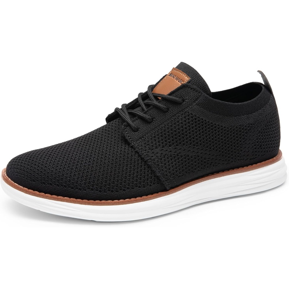image:imageBruno Marc Mens KnitFlex Breeze Mesh Sneakers Oxfords LaceUp Lightweight Casual Walking ShoesBlack