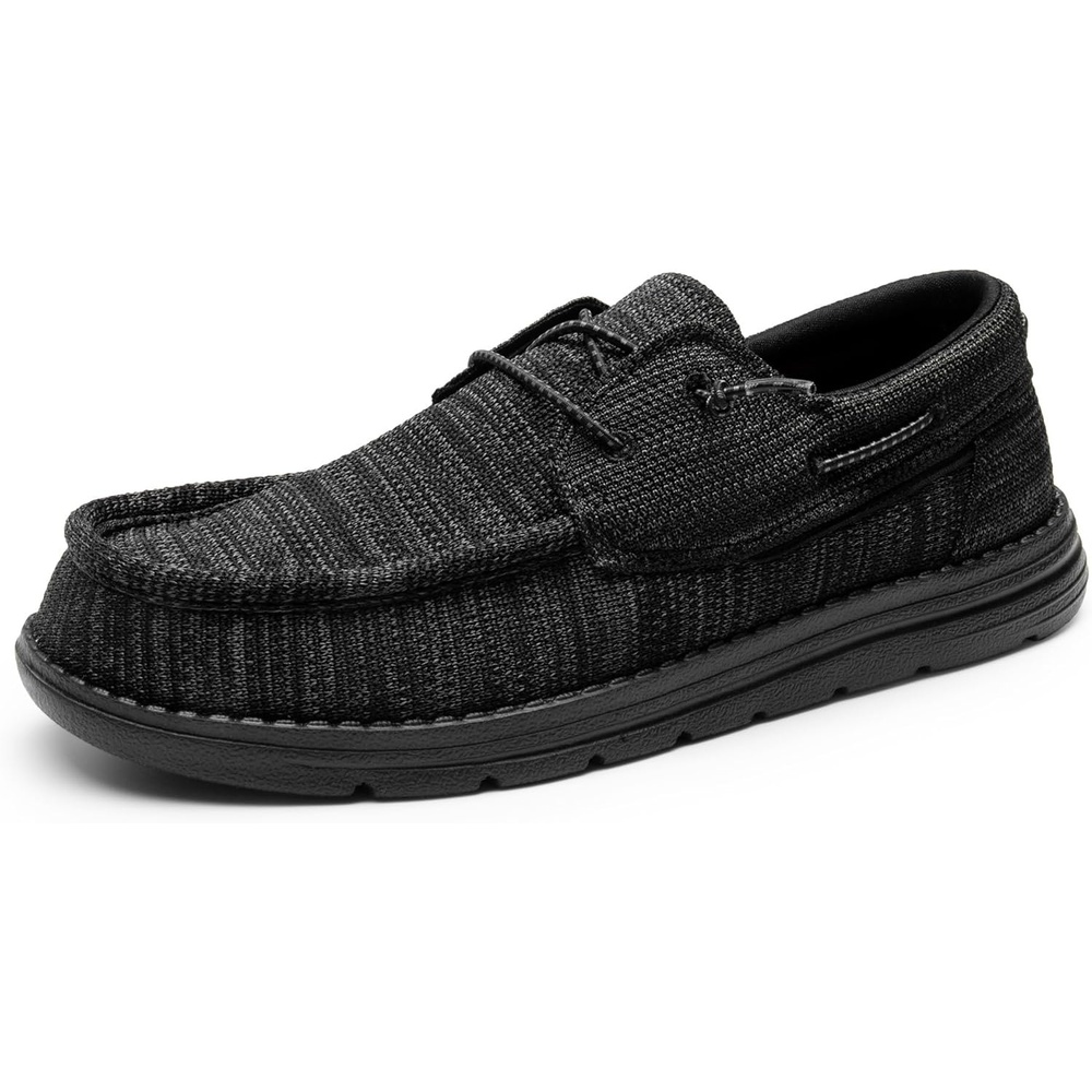 image:imageBruno Marc Mens Slipon Loafers Casual Boat ShoesCarbon Black
