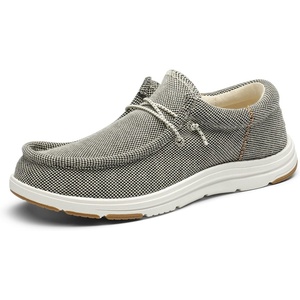 image:imageBruno Marc Mens Arch Support Casual Slipon Shoes Loafers for Men Non Slip Comfortable Boat ShoesKhaki