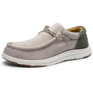 image:imageBruno Marc Mens Arch Support Casual Slipon Shoes Loafers for Men Non Slip Comfortable Boat ShoesSandGreen