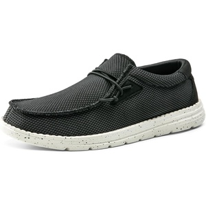 image:imageBruno Marc Mens Casual Slipon Loafers Stretch ShoesBlackWhite