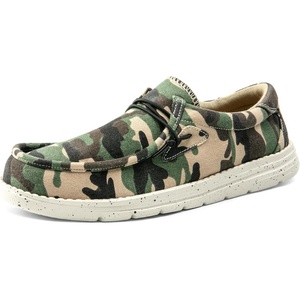 image:imageBruno Marc Mens Casual Slipon Loafers Stretch ShoesCamoGreen