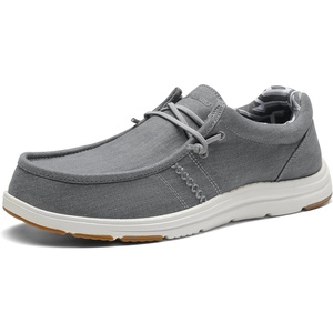 image:imageBruno Marc Mens Casual Slipon Loafers Stretch ShoesGreyarchsupport