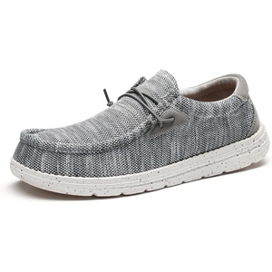 image:imageBruno Marc Mens Casual Slipon Loafers Stretch ShoesSplice Grey