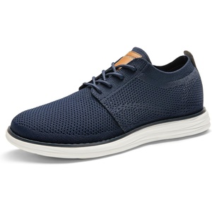 image:imageBruno Marc Mens KnitFlex Breeze Mesh Sneakers Oxfords LaceUp Lightweight Casual Walking ShoesDarkBlue