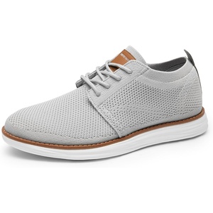 image:imageBruno Marc Mens KnitFlex Breeze Mesh Sneakers Oxfords LaceUp Lightweight Casual Walking ShoesGrey