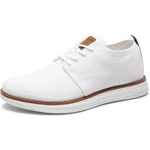 image:imageBruno Marc Mens KnitFlex Breeze Mesh Sneakers Oxfords LaceUp Lightweight Casual Walking ShoesWhite