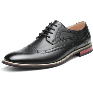image:imageBruno Marc Moda Italy Prince Mens Classic Modern Oxford Lace Dress ShoesWingtip Black