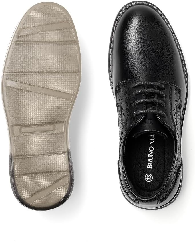 image:imageBruno Marc Boys Casual Dress Oxford Comfort Uniform Formal Sneaker ShoesBlack