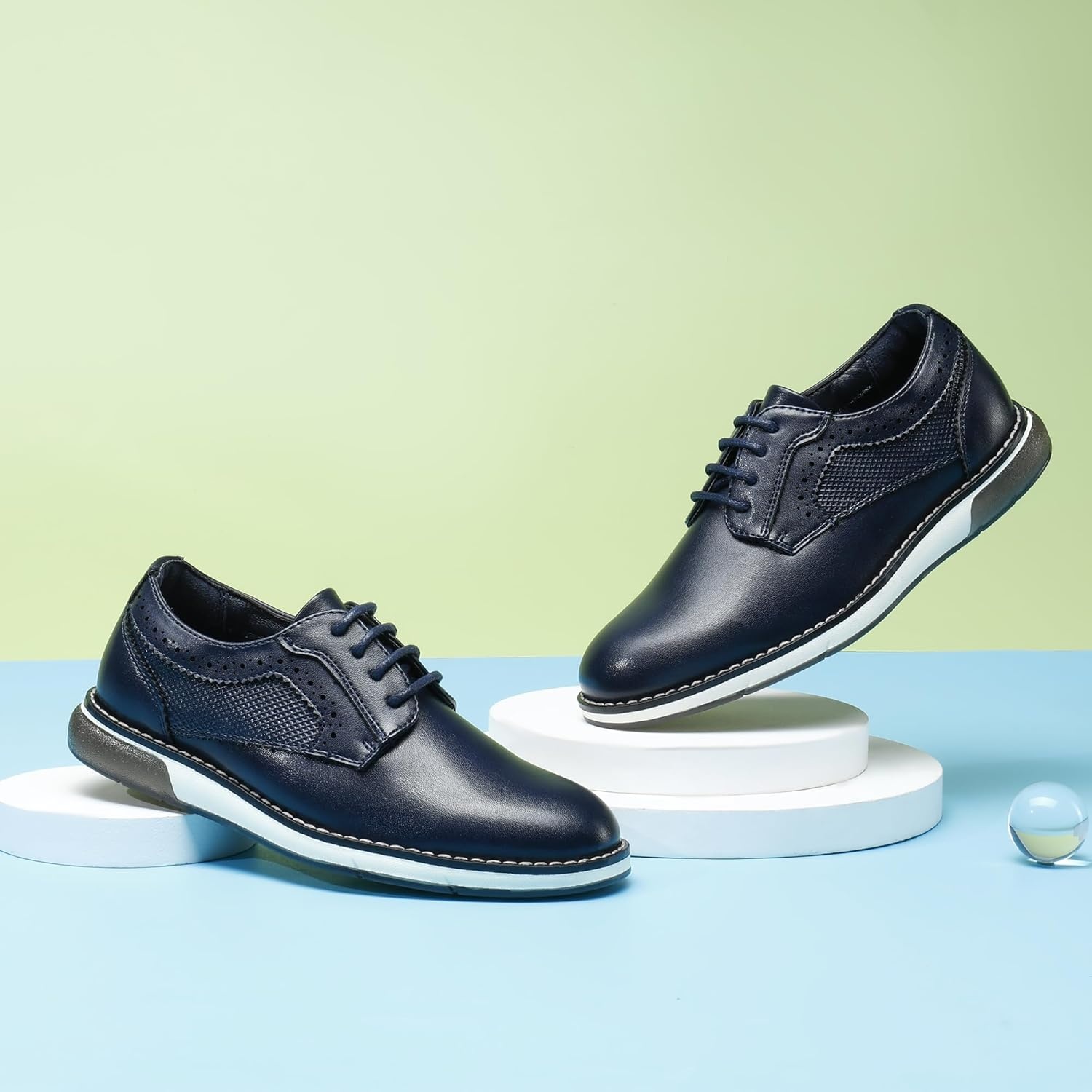image:imageBruno Marc Boys Casual Dress Oxford Comfort Uniform Formal Sneaker ShoesBlue