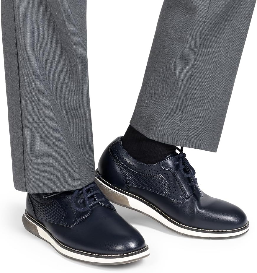 image:imageBruno Marc Boys Casual Dress Oxford Comfort Uniform Formal Sneaker ShoesBlue