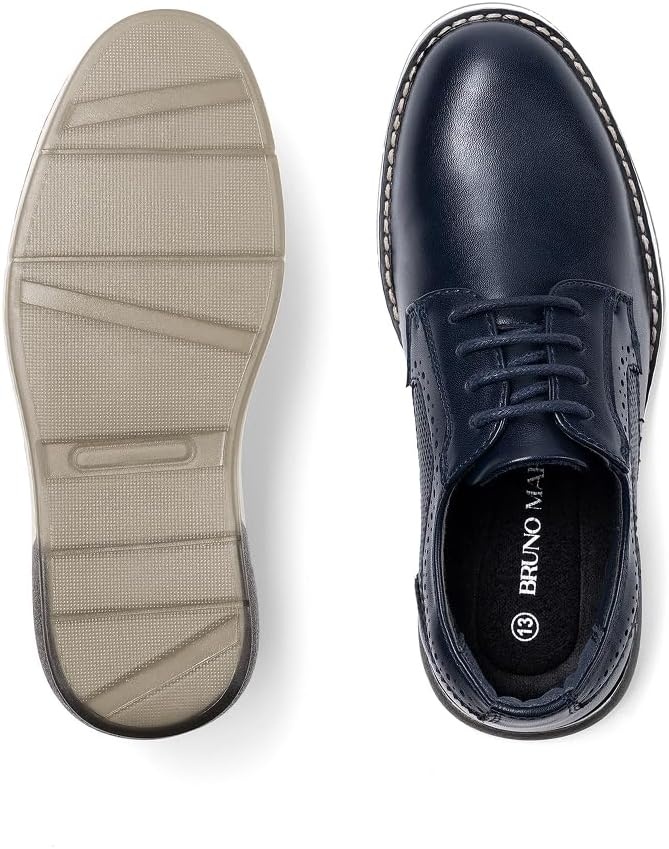 image:imageBruno Marc Boys Casual Dress Oxford Comfort Uniform Formal Sneaker ShoesBlue