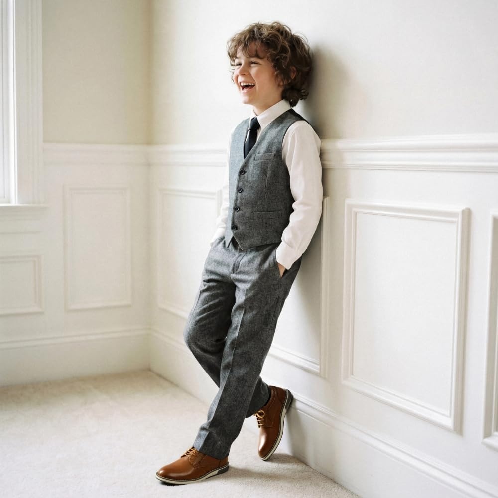 image:imageBruno Marc Boys Casual Dress Oxford Comfort Uniform Formal Sneaker ShoesBrown