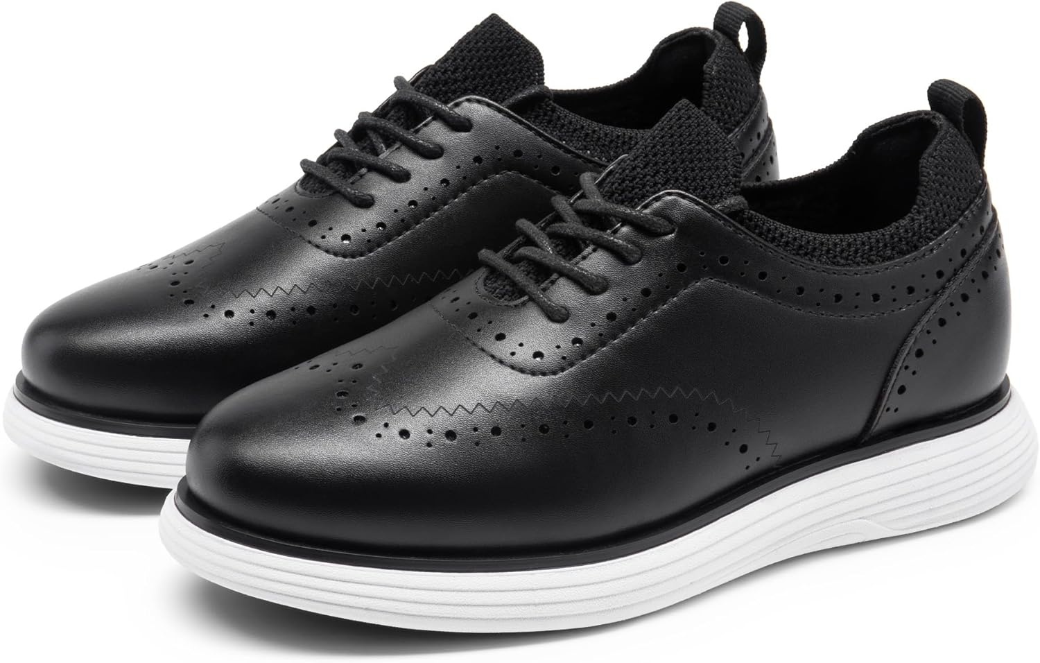 image:imageBruno Marc Boys MaxFlex Dress Sneakers Oxfords Casual Wingtip Brogue ShoesBlack