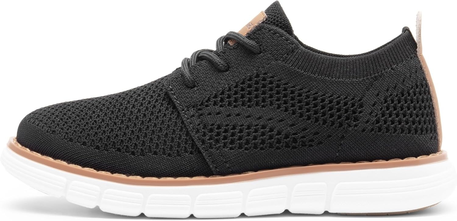 image:imageBruno Marc Boys Mesh Sneakers Oxfords Casual Dress LaceUp Lightweight Walking ShoesBlack