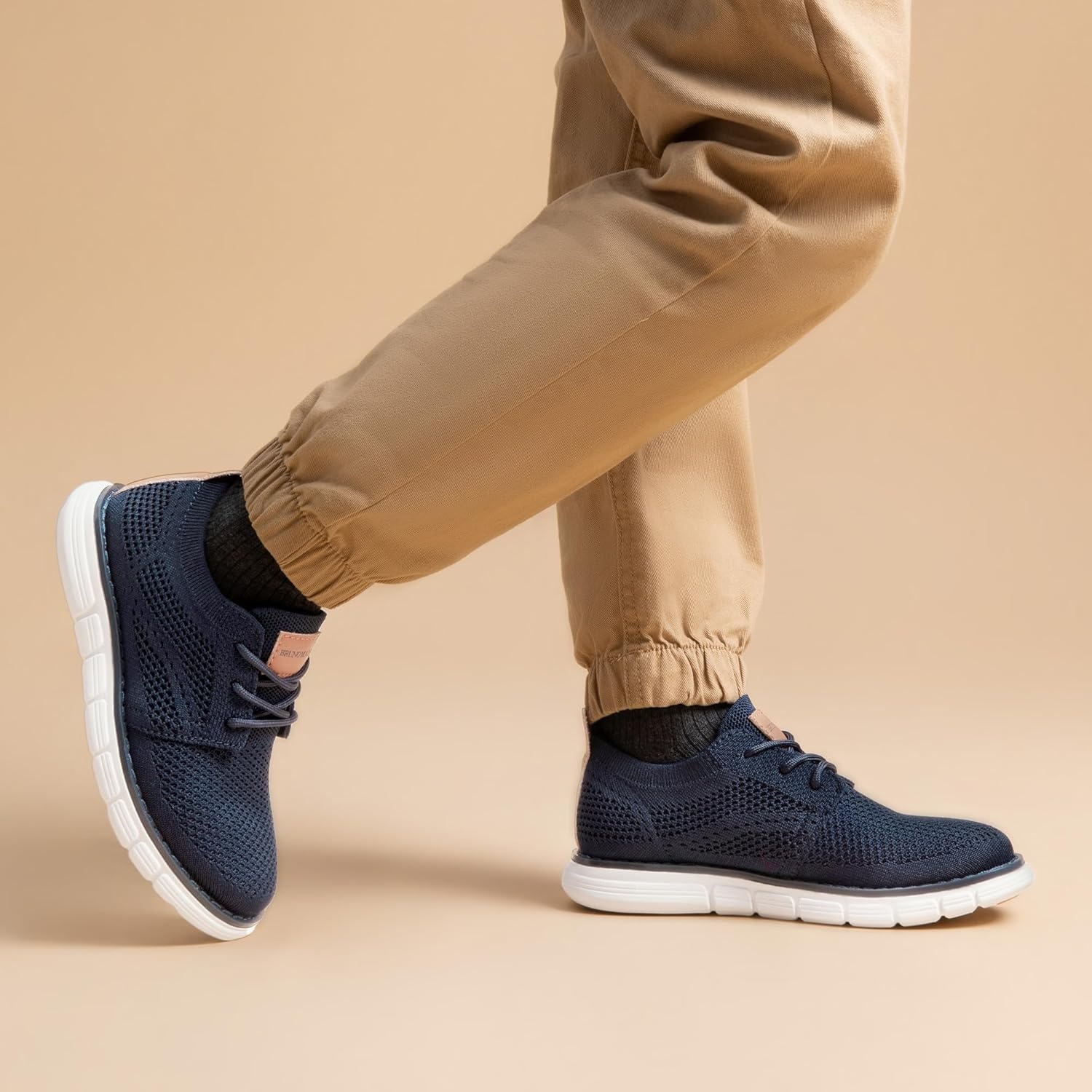 image:imageBruno Marc Boys Mesh Sneakers Oxfords Casual Dress LaceUp Lightweight Walking ShoesNavy