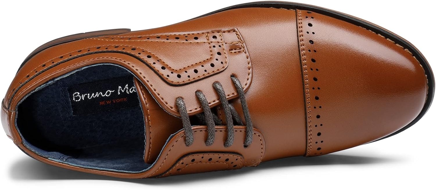 image:imageBruno Marc Boys PrinceK1 Classic Oxfords Dress ShoesK1Brown