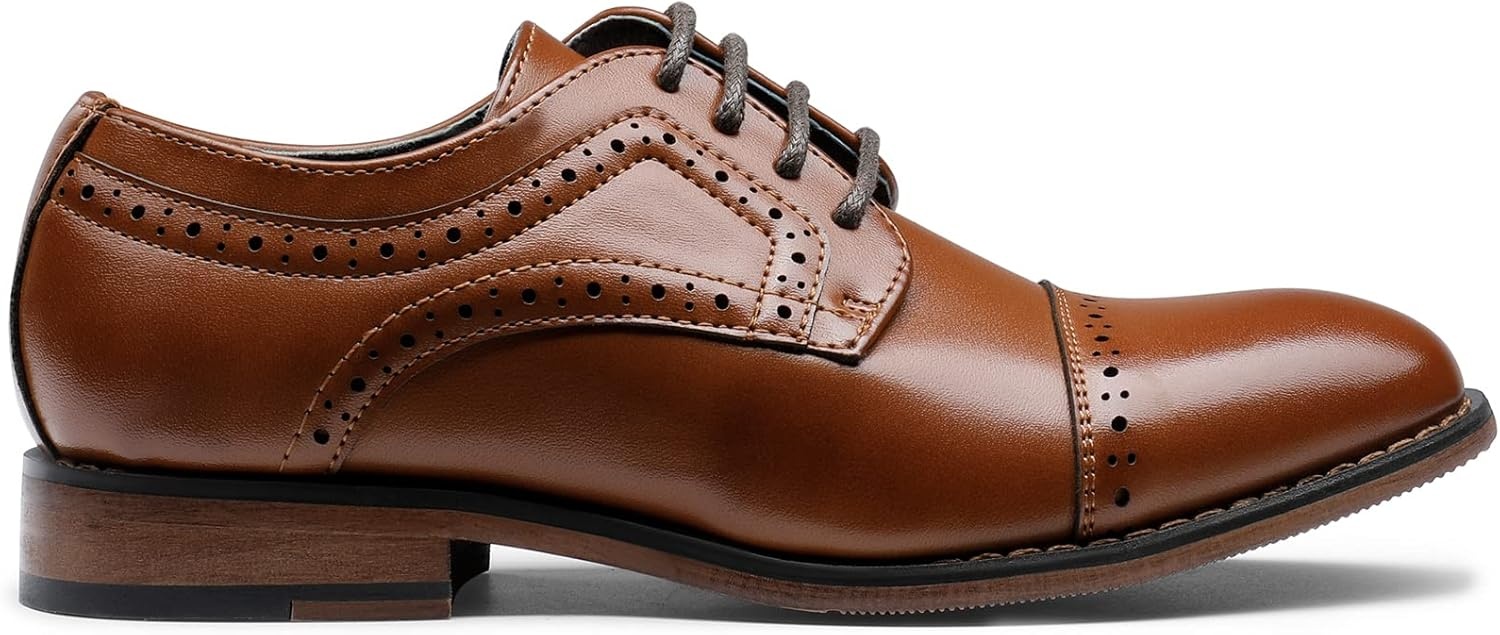 image:imageBruno Marc Boys PrinceK1 Classic Oxfords Dress ShoesK1Brown