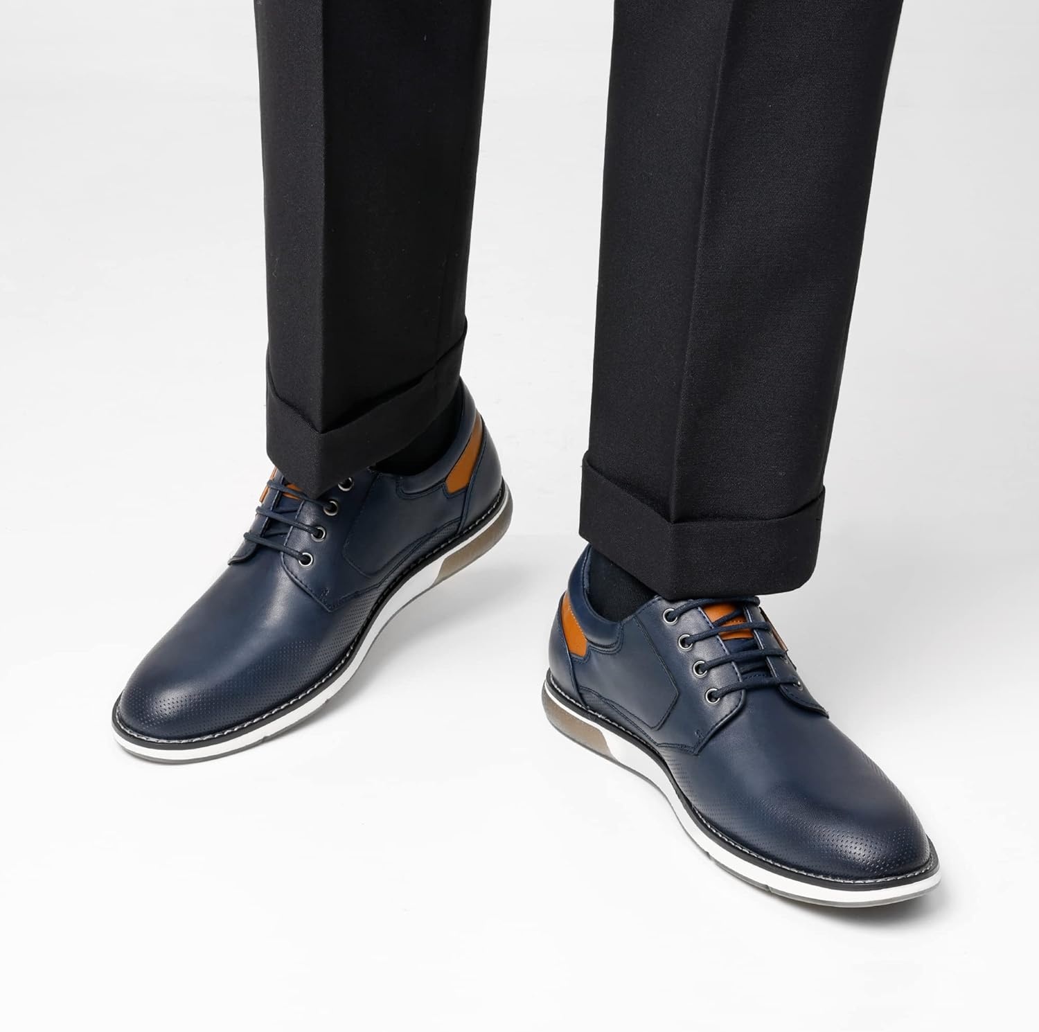 image:imageBruno Marc Mens Casual Dress Oxfords Shoes Business Formal Derby SneakersBlue