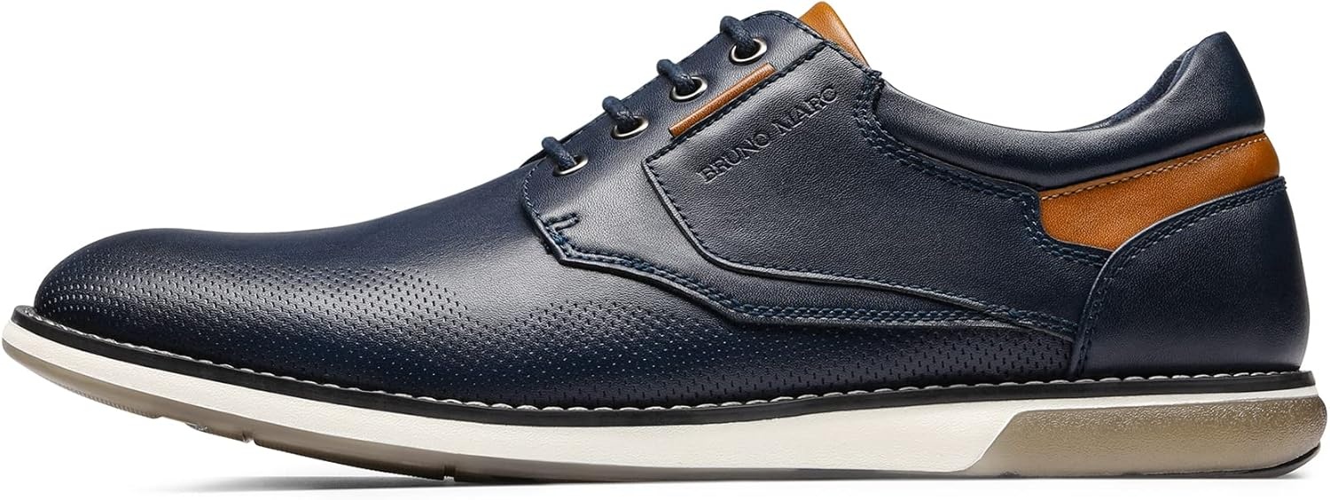 image:imageBruno Marc Mens Casual Dress Oxfords Shoes Business Formal Derby SneakersBlue